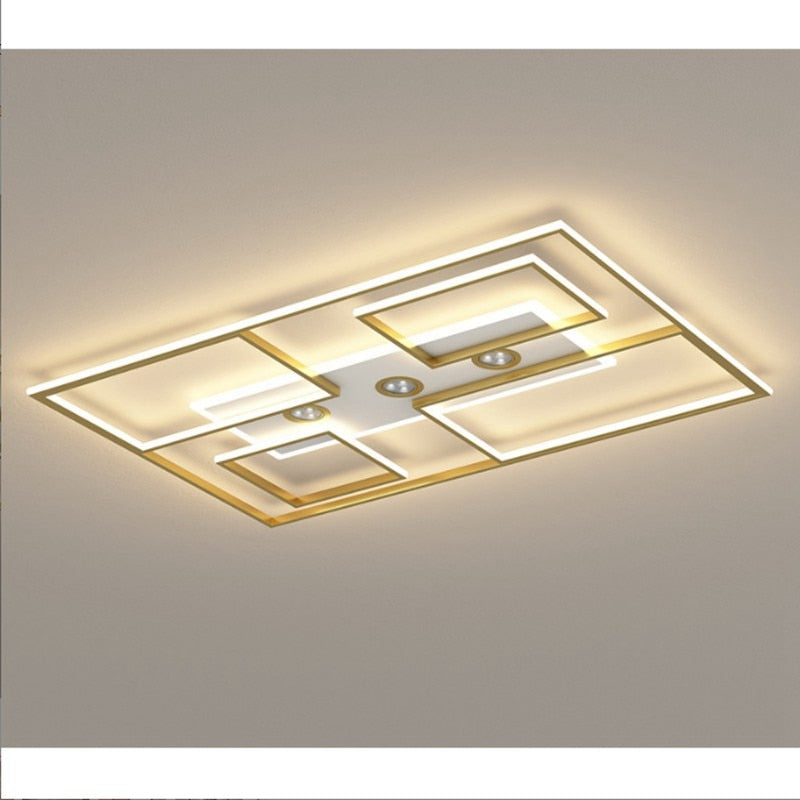 2022 Intelligent LED Chandelier Nordic Modern Simple For Living Room Bedroom Study Restaurant Home Decoration Ceiling Lamp
