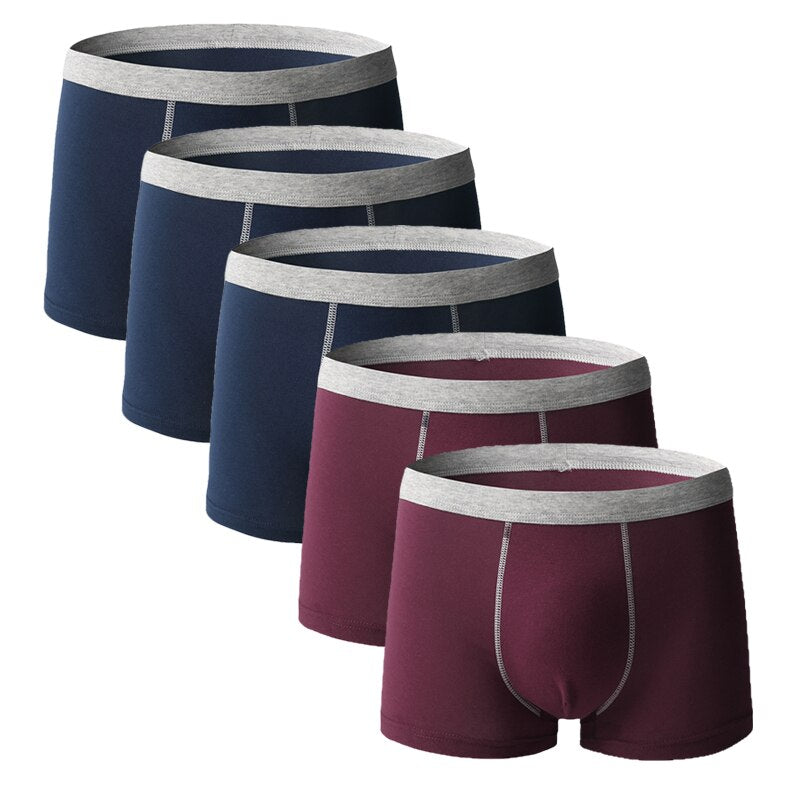 5pcs/lot Men Underwear Boxer Homme Boxershorts Men Underpants Boxer Shorts Men Panties Breathable Boxer Homme Cotton Comfort New