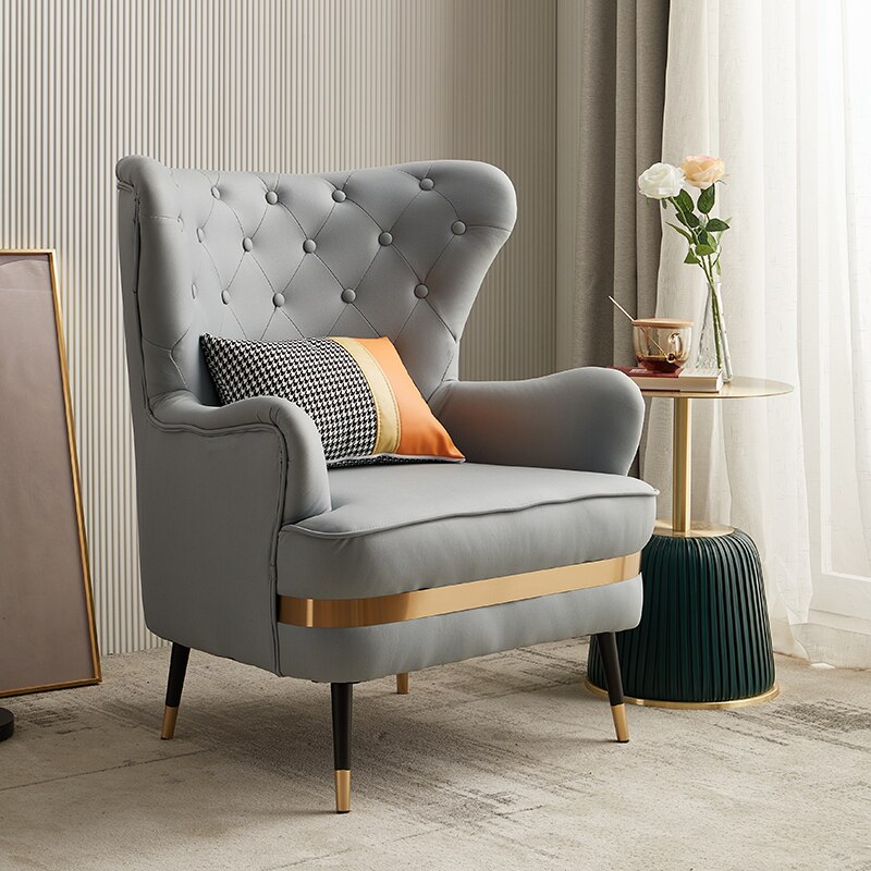 High Back Arm Lounge Chair Vanity Design Lazy Luxury Cergonomic Omputer Chair Dining Gamer Wedding Sillas Living Room Furniture