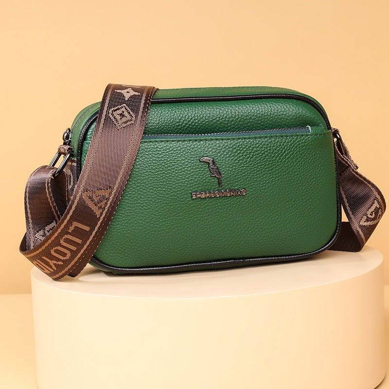Bags For Wome Cowhide Bags 2022S New Soft Leather Shoulder Messenger Bag Women&#39;s Simple Mobile Phone Zero Wallet Handbags
