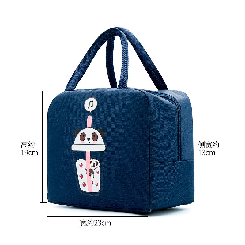 Portable Lunch Bags  For Kids Handigs Thermel Insulatad Camvas Tite Pouch  Scholl Bento  Picnic Food Storege Conteiners Kitchen