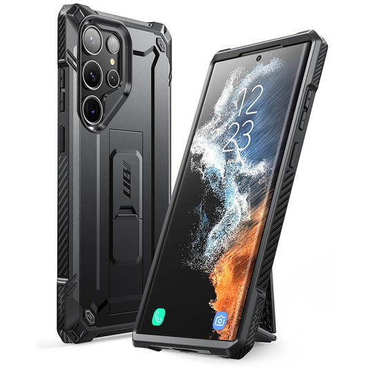 For Samsung Galaxy S23 Ultra Case / S22 Ultra Case SUPCASE UB Slim Rugged Shockproof Protective Case with Built-in Kickstand