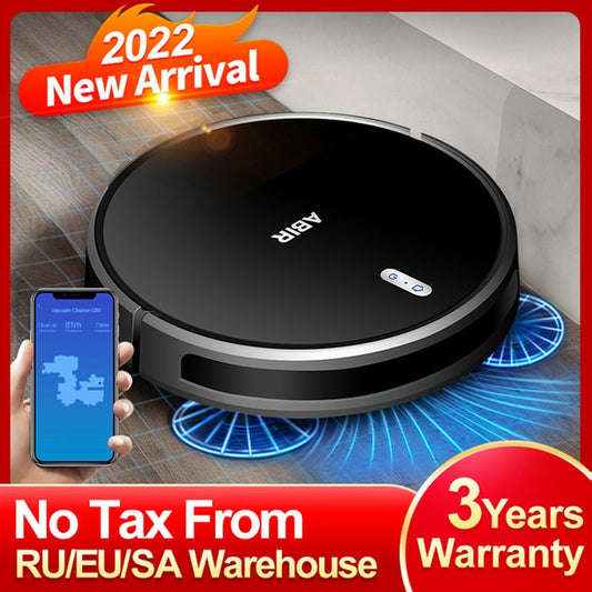 ABIR G20S Robot Vacuum Cleaner,Map Memory,6000Pa Suction,Remote Upgrade, Electric Wet Mop,WIFI APP Smart Floor Washing for Home