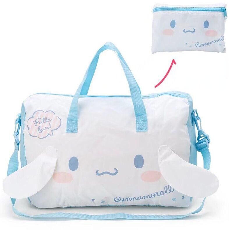 Luggage Bag Women&#39;s Large Capacity Solid Portable Travel Bag Travel Bag Cute Short-Distance Canvas Travel Buggy Bag