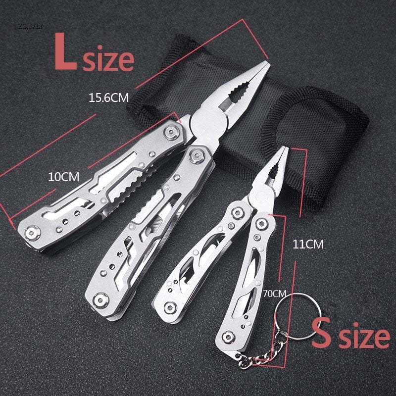 Multifunctional pliers Folding Pliers Multi-tool Pocket Knife Pliers Outdoor Portable Folding Pliers Multipurpose Repair Tools
