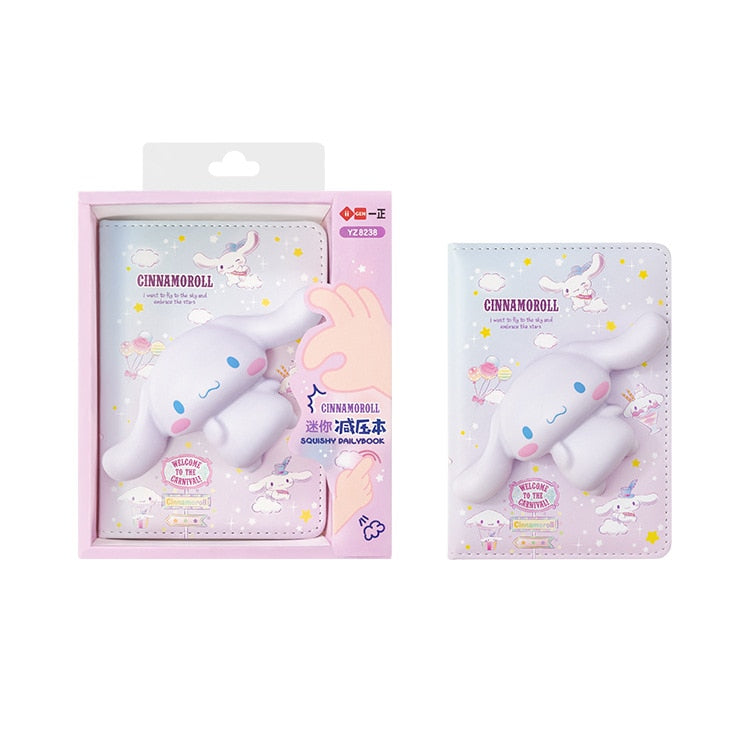 Sanrio PU Large Capacity Pencil Case Kawaii HelloKitty Cinnamoroll Melody School Pencils Bag Pouch Pen Case Supplies Stationery