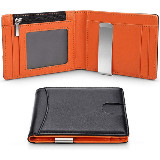 DIENQI Carbon Fiber Rfid Men Wallets Money Bag Slim Thin Card Man Wallet Luxury Male Small Short Purse Bi-fold Vallet Billfold