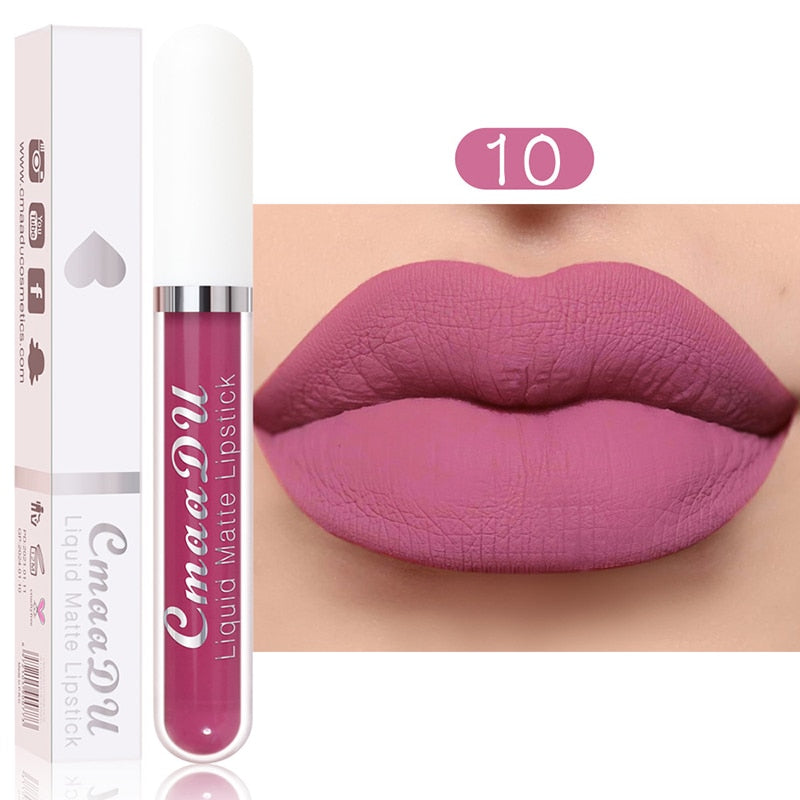 Lip Gloss Long Lasting Matte Velvet Lip Stick Lip Makeup Liquid Lipstick Women Beauty Sexy Red Waterproof Cosmetics Lipgloss