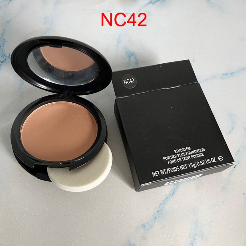 Face Makeup Delicate Pressed Powder Studio Fix Powder Plus Foundation Fond De Teint Poudre15g Face Powder