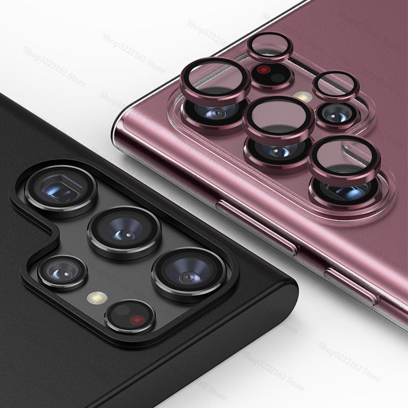 Camera Protector For Samsung S22 S23 Ultra 5G Camera Lens Protectors Metal Camera Case For Samsung S22Ultra S23 Plus Accessories