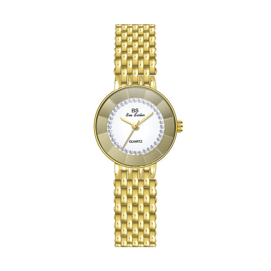 BS bee sister Diamond Women Watches Luxury Gold Women&#39;s Bracelet Watches Silver Quartz Clock Female 2022 Watch For Ladies Girl