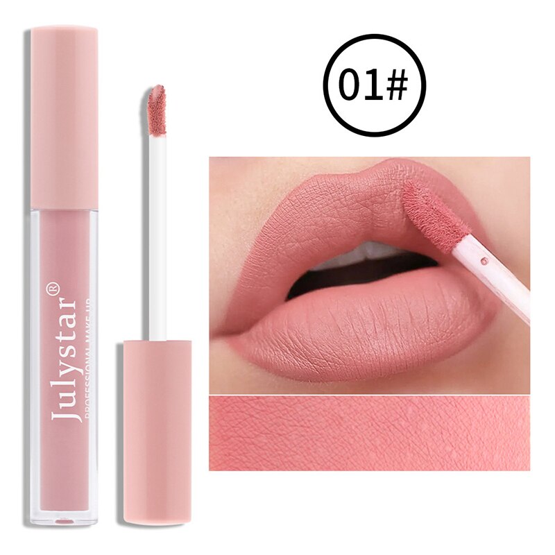 Lip Gloss Long Lasting Matte Velvet Lip Stick Lip Makeup Liquid Lipstick Women Beauty Sexy Red Waterproof Cosmetics Lipgloss