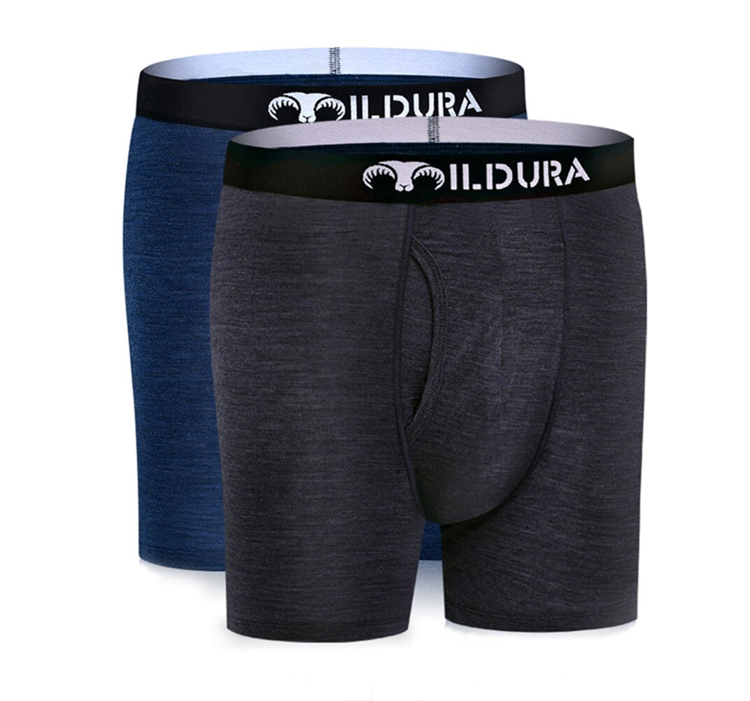 Wool Men Underwear Mens Boxer Briefs Man Boxer Underpants Boxer Brief Soft Moisture Wicking Breathable