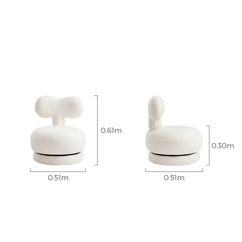 White Makeup Living Room Chair Lounge Vanity Sofa Hairdressing Computer Chair Gamer Garden Muebles Para El Hogar Beach Chairs