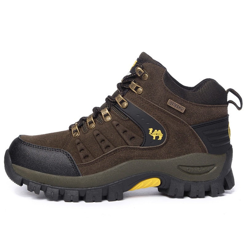 Large Size Outdoor Hiking Boots Men Women Non Slip Fashion Lace Up Climbing Winter Sneakers Cowboy Trekking Boots Summer Fashion
