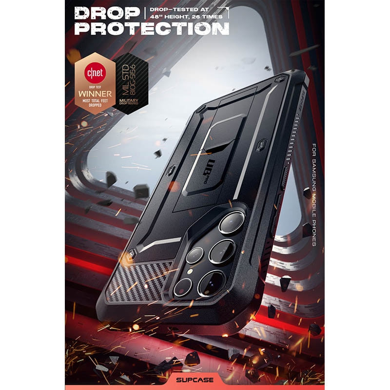 For Samsung Galaxy S23 Ultra Case (2023) 6.8 inch SUPCASE UB Pro Full-Body Holster Cover WITHOUT Built-in Screen Protector