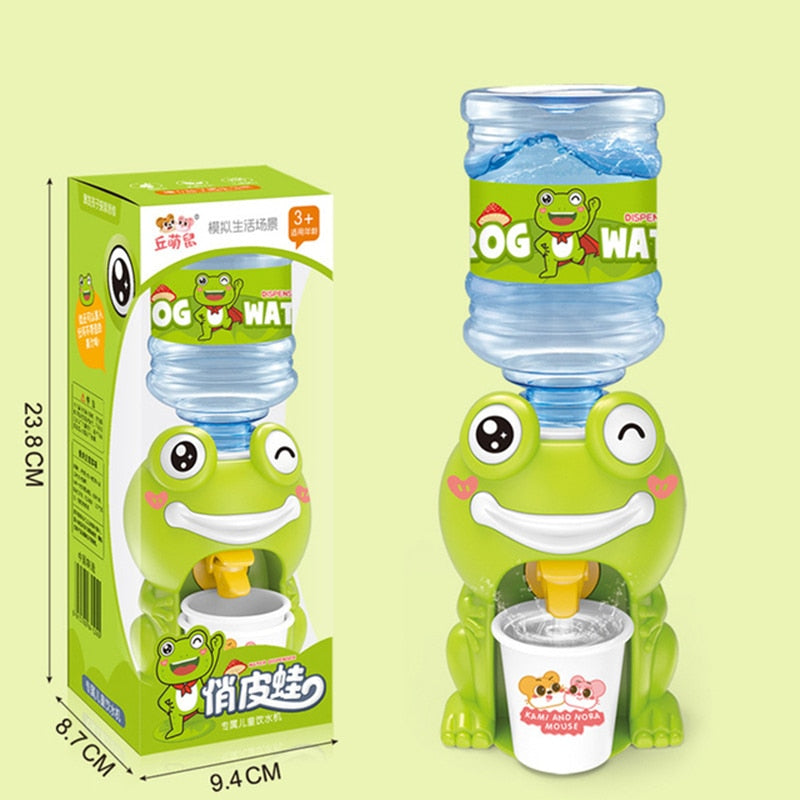 Mini Water Dispenser Baby Toy Drinking Water Hand Press Water Bottle Pump Cooler Lifelike Cute Children Cosplsy Props Home