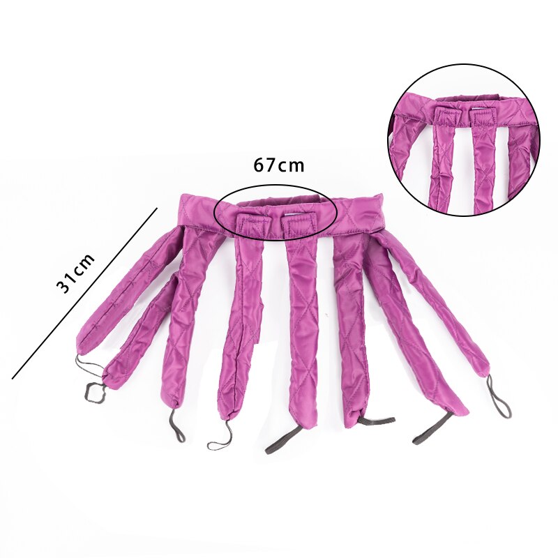 Octopus Heatless Curling Rod Headband Hair Curler No Heat Headband Adjustable Detachable Hair Rollers Headband for Long Hair