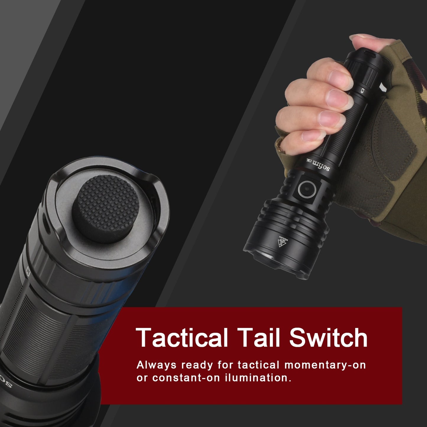 Sofirn C8L 21700 Flashlight Powerful Tactical 3100lm  XHP50D HI LED Torch EDC Type C Rechargeable Hunting Lantern