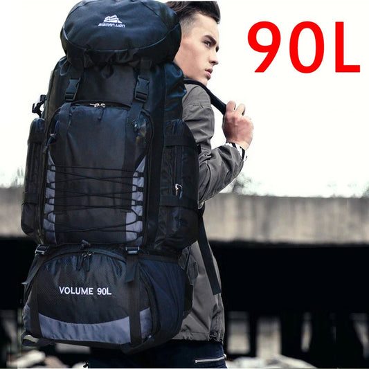 Travel Bag Camping Backpack Hiking 90L 80L, Army Climbing Bags Mountaineering Large Capacity Sport Bag, Outdoor Military Backpacks