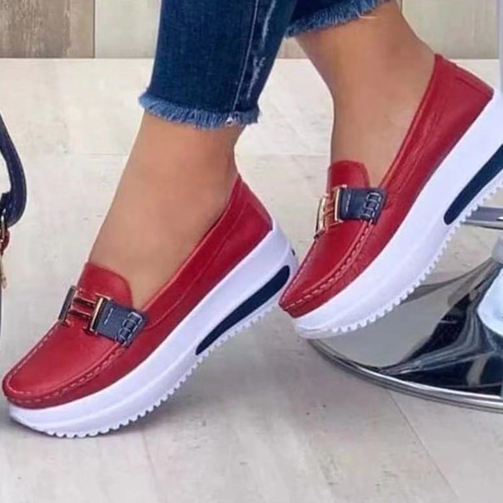 Platform Comfortable Women Sneakers Fashion Thick Bottem Casual Shoes Women Increase Vulcanize Shoes Plus Size Zapatos De Mujer