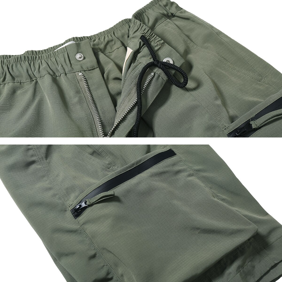 Summer Japanese Streetwear Fashion Big Pocket Cargo Shorts Harajuku Loose Trend Casual Pants Men Clothing Basketball Shorts