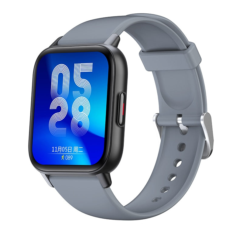 New 1.69 Inch Smart Watch Men Body Temperature Full Touch Screen Smartwatch Women Accurate Oxygen Monitor Clock 2021 PK P8