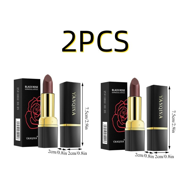 Lip Balm Blue Rose Lipstick Waterproof Temperature Color Changing Moisturizing Base Makeup Long Lasting Natural Beauty