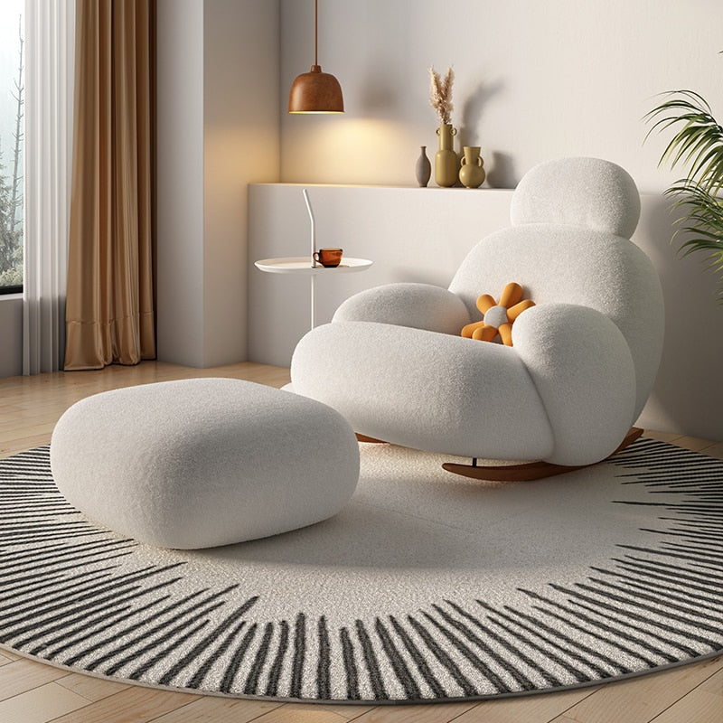 Modern Pink Chairs Comfortable Armrest Cute Clear Living Room Chairs Soft Ultralight Lazy Meubles De Salon Household Essentials