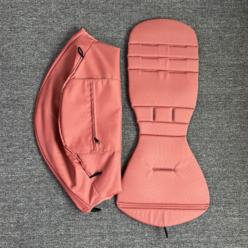 Stroller Hood &amp; Mattress For Babyzen YOYO2 Oxford Cloth Back Zipper Pocket Yoyo Stroller Accessories 175 Degree Hood Cushion