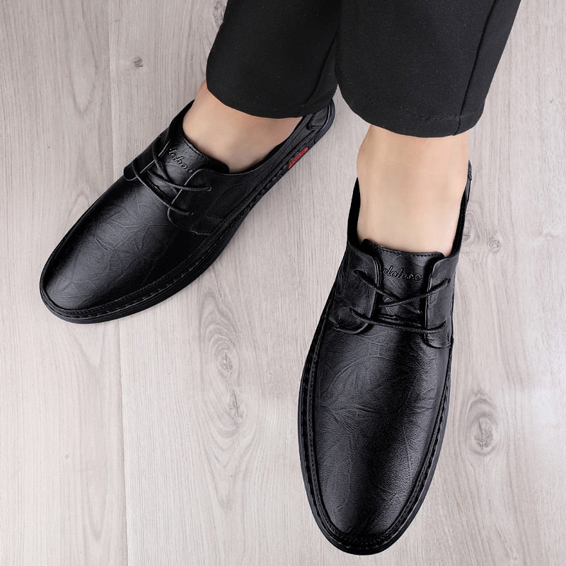 Men Shoes genuine leather Fashion Derby Mens Luxury Formal wedding Shoes Men Oxford Classic Business Office men Casual Shoes