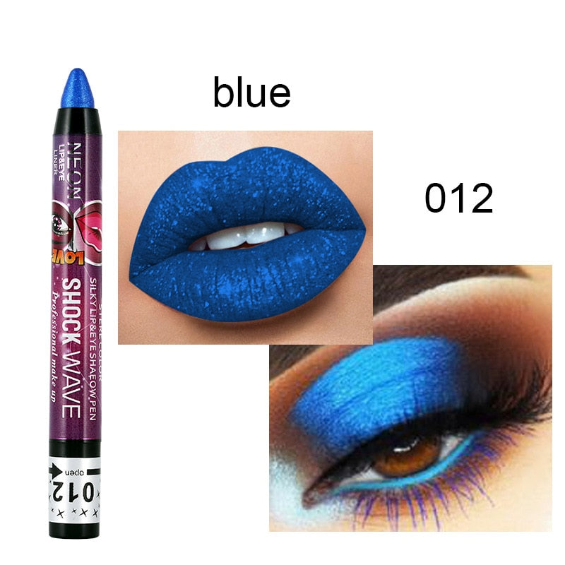 36 Colors Long-lasting Eyeshadow Pencil Waterproof Pigment Blue Brown Black Eyeliner Pen Women Fashion Color Eye Makeup Cosmetic
