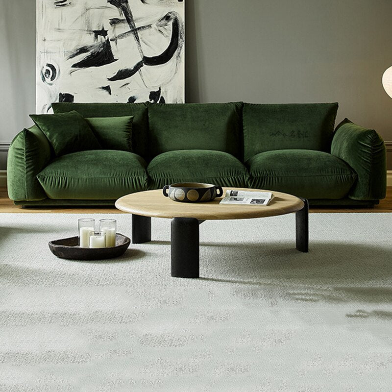 Lambswool Nordic Relax Sofa Bed Recliner Foam Sponge Designer Luxury Couch Lazy Modern Divani Soggiorno Living Room Furniture