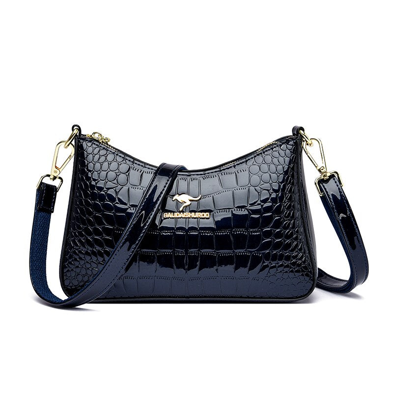 Black Bags For Women 2022 New Luxury Purses And Handbags Designer Bag  Shoulder Bags Small Horizontal Body Glossy