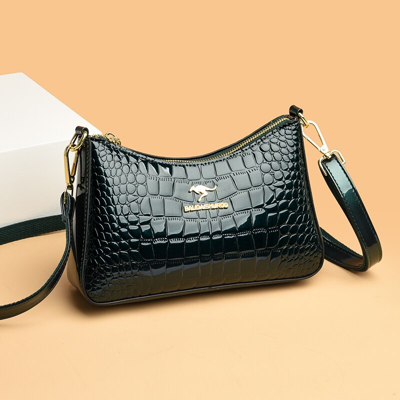 Black Bags For Women 2022 New Luxury Purses And Handbags Designer Bag  Shoulder Bags Small Horizontal Body Glossy