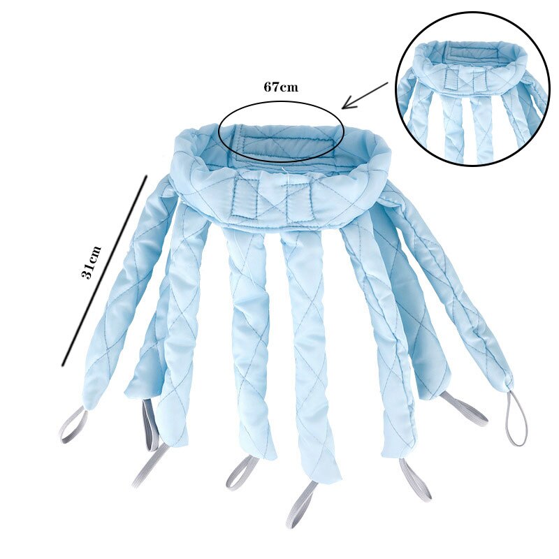 Octopus Heatless Curling Rod Headband Hair Curler No Heat Headband Adjustable Detachable Hair Rollers Headband for Long Hair