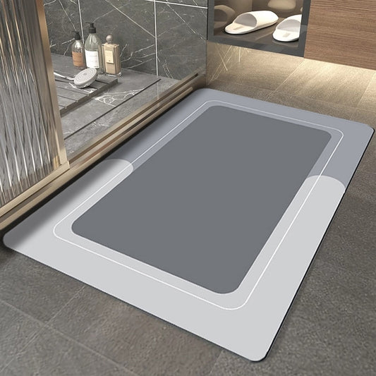 Bathroom Floor Mat Non-slip Entrance Doormat Water Absorbent Bathtube Side Footpad Carpet Bath Area Rug Kitchen Home Decor