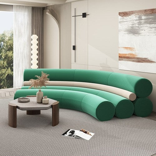 Relax 3 Seater Sofa Stretch Vintage Living Room Ergonomic Modern Couch Green Lazy Modular Reading Canape Salon Bedhome Furniture
