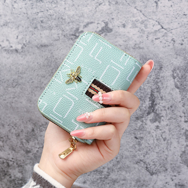 Women&#39;s Wallet Short Coin Purse Fashion Wallets For Woman Card Holder Small Ladies Wallet Female Zipper Mini Clutch For Girl