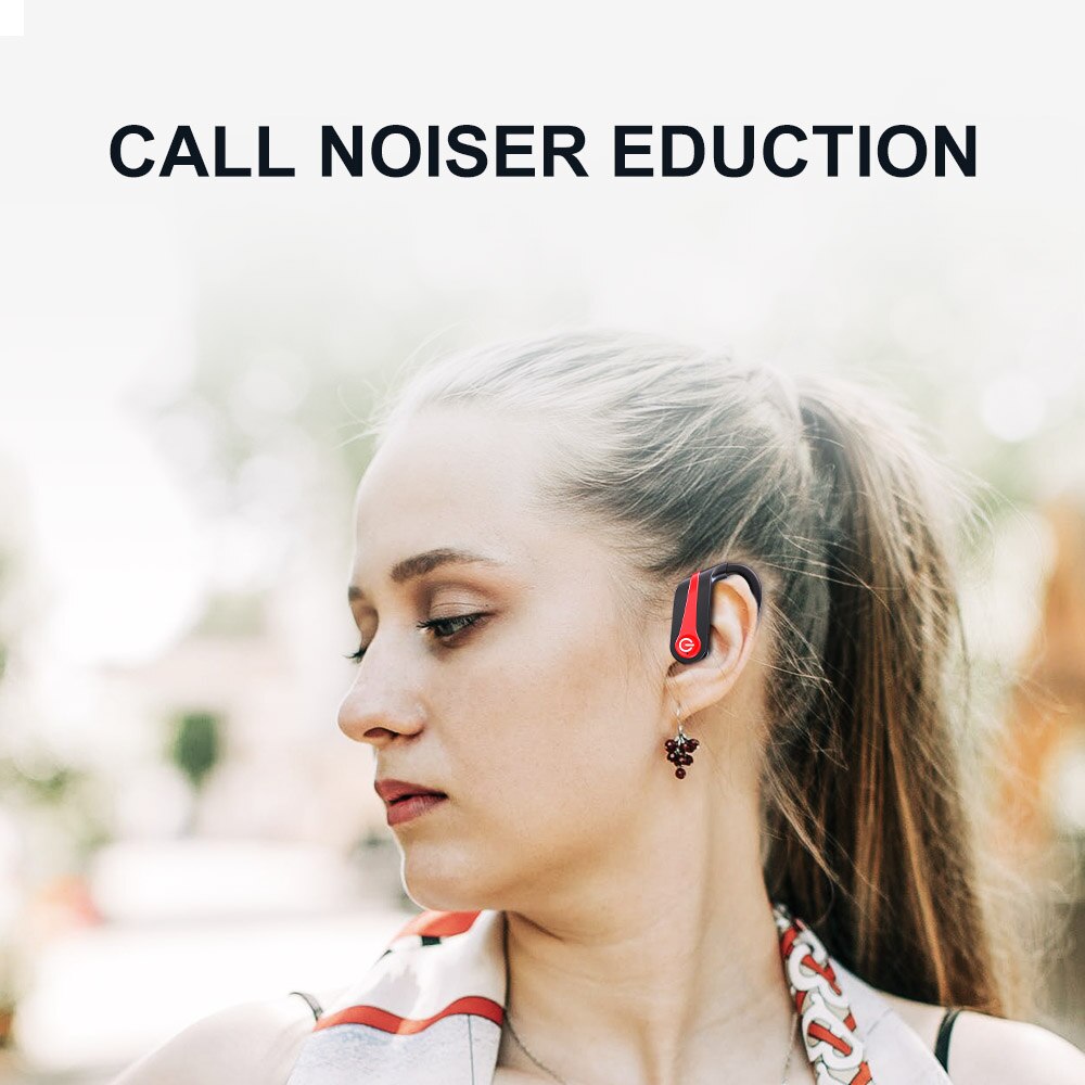 TWS Bluetooth 5.1 Earhook Earphone Sports LED Headsets Headphone Wireless Earbuds Noise Reduction With Microphone For HiFi Music