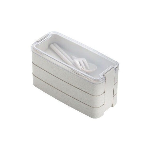 900ML Microwave Lunch Box Wheat Straw Dinnerware Kitchen Food Storage Container Children Kids School Office Portable Bento Box