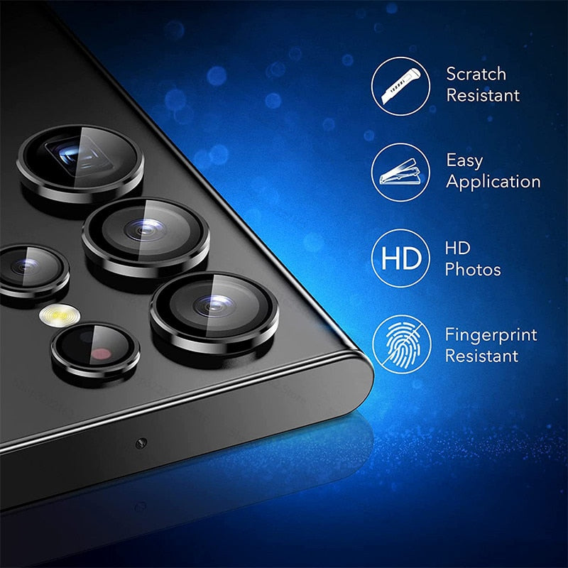 Camera Protector For Samsung S22 S23 Ultra 5G Camera Lens Protectors Metal Camera Case For Samsung S22Ultra S23 Plus Accessories