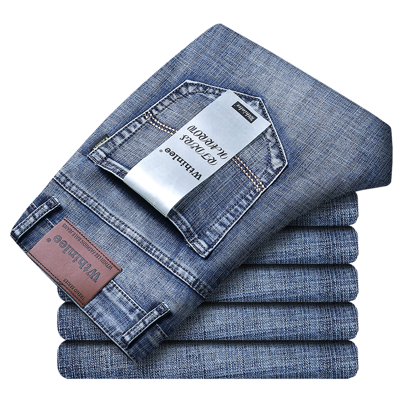 Men Classic Jeans Jean Homme Pantalones Hombre Men Mannen Soft Black Biker Masculino Denim Overalls Mens Pants