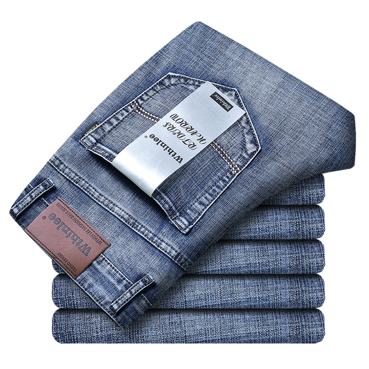 Men Classic Jeans Jean Homme Pantalones Hombre Men Mannen Soft Black Biker Masculino Denim Overalls Mens Pants
