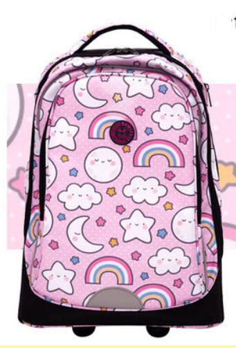 19 Inch School Rolling Backpack Bag Travel Trolley backpack bags for teenagers Children School Wheeled backpack On wheels boys