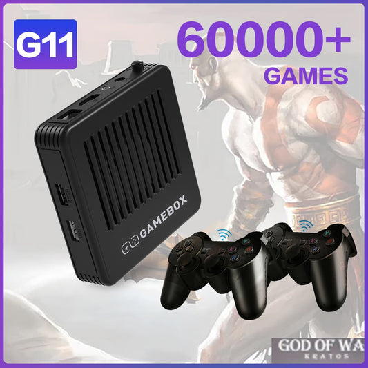 Video Game Console for Saturn/God of War G11 Classic Retro Game Box for Sega/DC TV Box Super Arcade Game with WiFi Blutooth