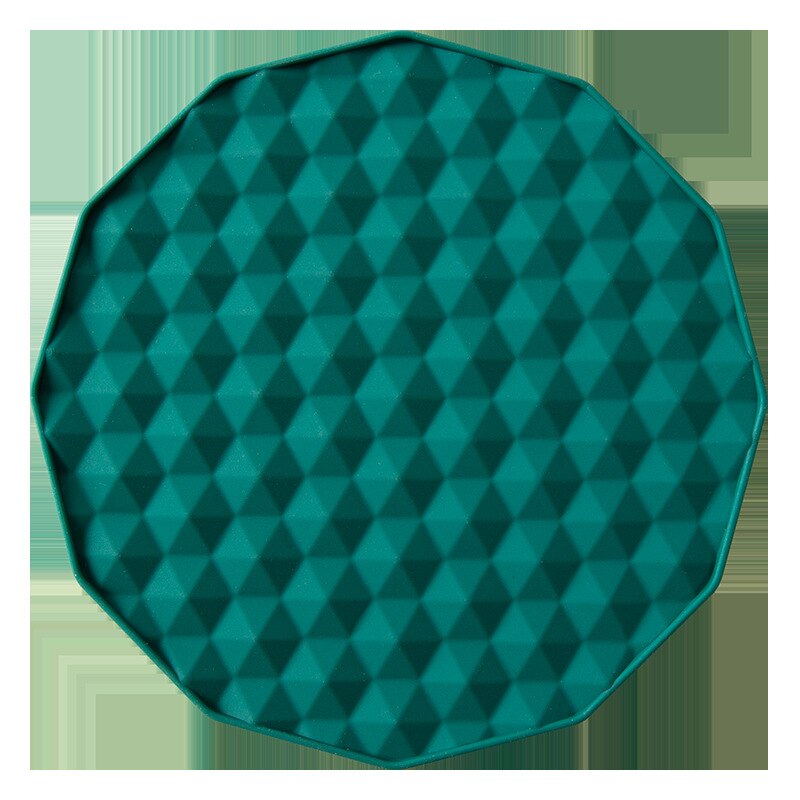 4pcs Multifunctional Round Heat Resistant Silicone Mat Cup Coasters Non-slip Pot Holder Table Placemat Kitchen Accessories Tool