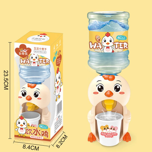 Mini Water Dispenser Baby Toy Drinking Water Hand Press Water Bottle Pump Cooler Lifelike Cute Children Cosplsy Props Home