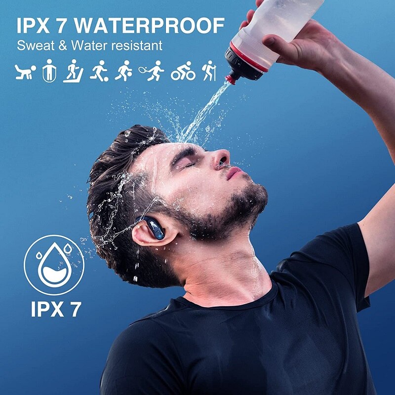 Wireless Earbud, Bluetooth 5.1 Headphones Sport Wireless Bluetooth Earphones in Ear Noise Cancelling Earbud with Mic Deep Bass