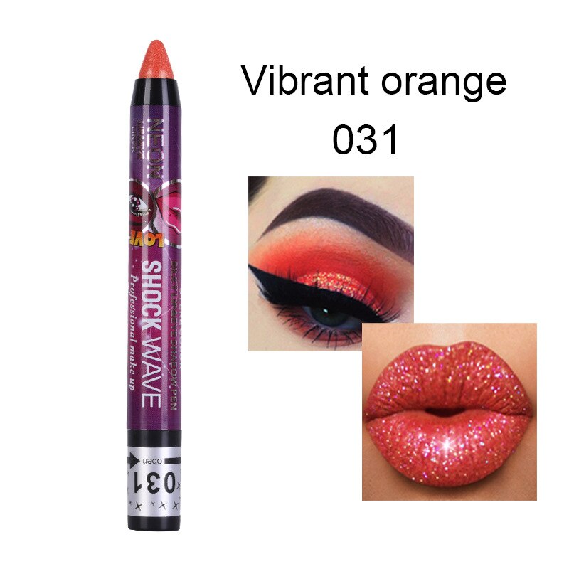 36 Colors Long-lasting Eyeshadow Pencil Waterproof Pigment Blue Brown Black Eyeliner Pen Women Fashion Color Eye Makeup Cosmetic